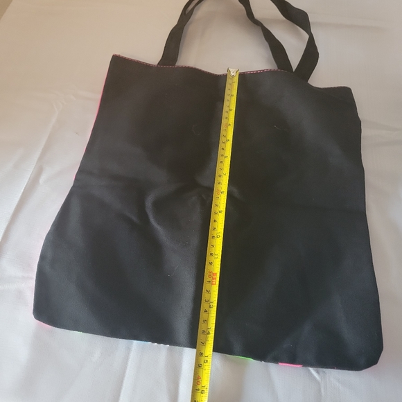 Sanrio Hello Kitty Canvas Tote Bag Purse Beach Bag Ribbon Reusable Bag Handbag - Picture 5 of 6